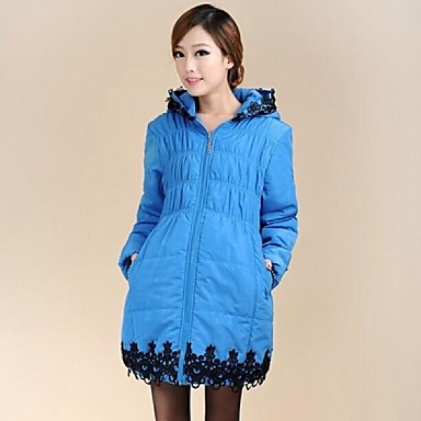 Maternity Long Down & Parka , Lace Cotton/Polyester