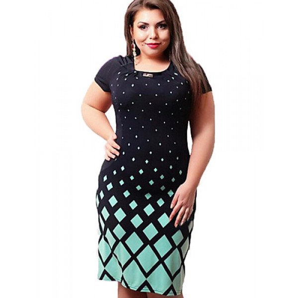 Women's Plus Size / Party/Cocktail Street chic She...